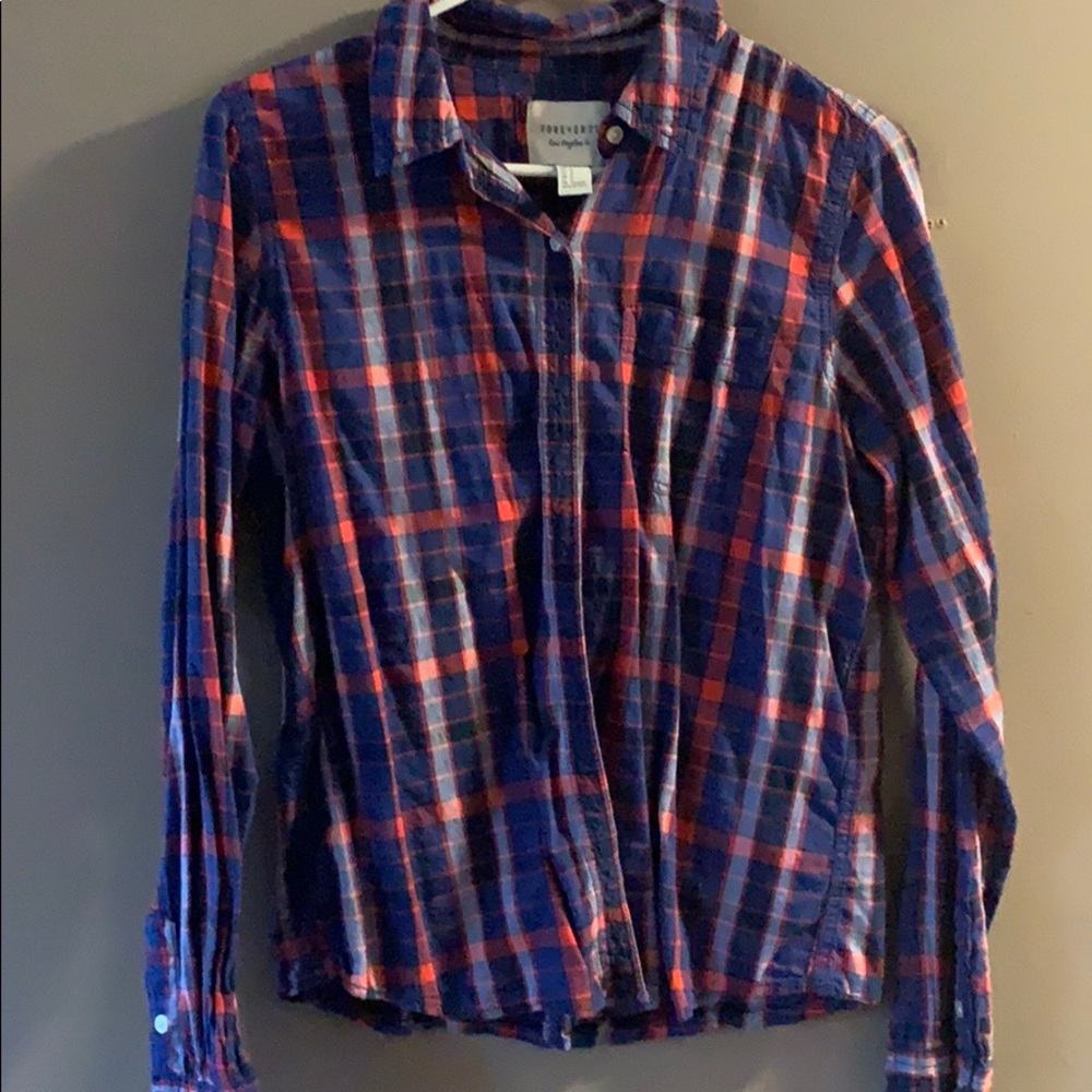 Red White and Blue Flannel